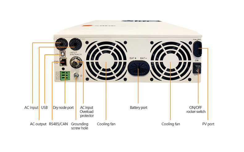 Reine Sinus-Welle auf weg Gitter-hybridem Inverter 48v 5kva für Sonnensystem