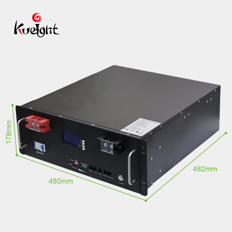 4U 5U Solarbatterie des Lithium-Batterie-Modul-48v 100ah Lifepo4 für Netz-Daten-Raum