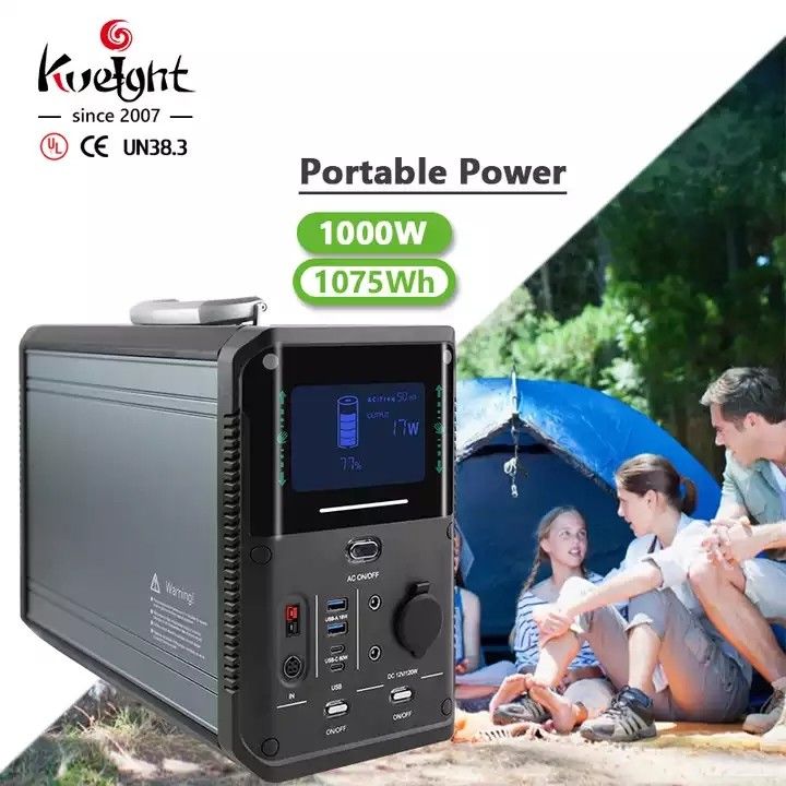 tragbares 1000w Kraftwerk-Solargenerator-Lithium-Ersatzbatterie für kampierende Ausrüstungs-Versorgung