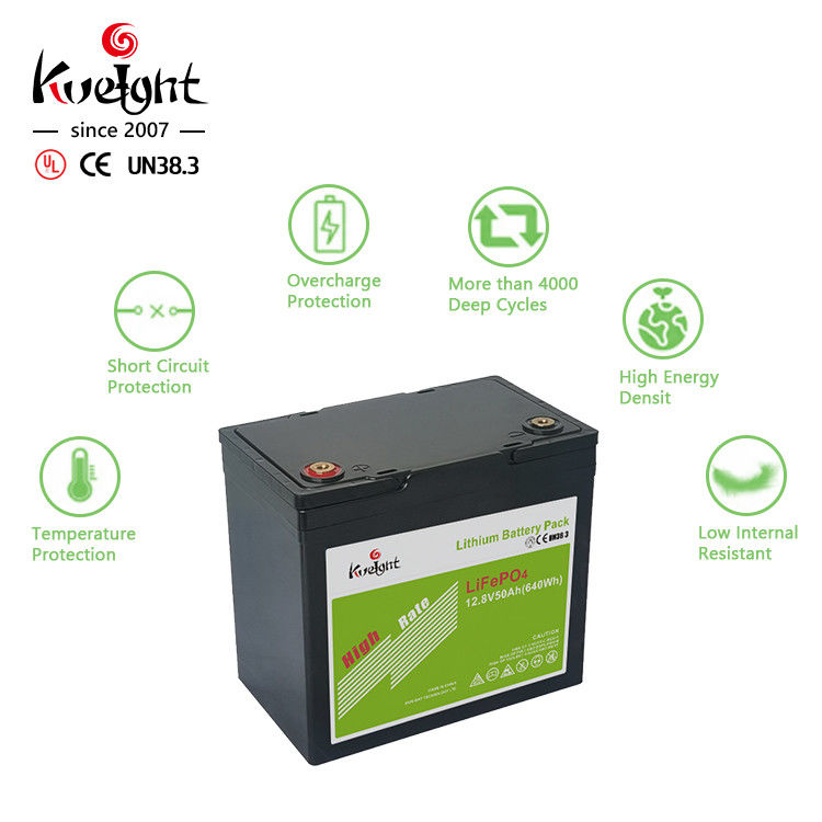 Lithium-Batterie Bms 12.8v 50ah errichtet der Energie in des Grad-A für Rv-Straßenlaterne