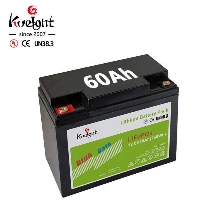 Lithium-Eisen-Batterie des Sonnensystem-Hauptenergie-Akkumulator-12.8V 60Ah Lifepo4