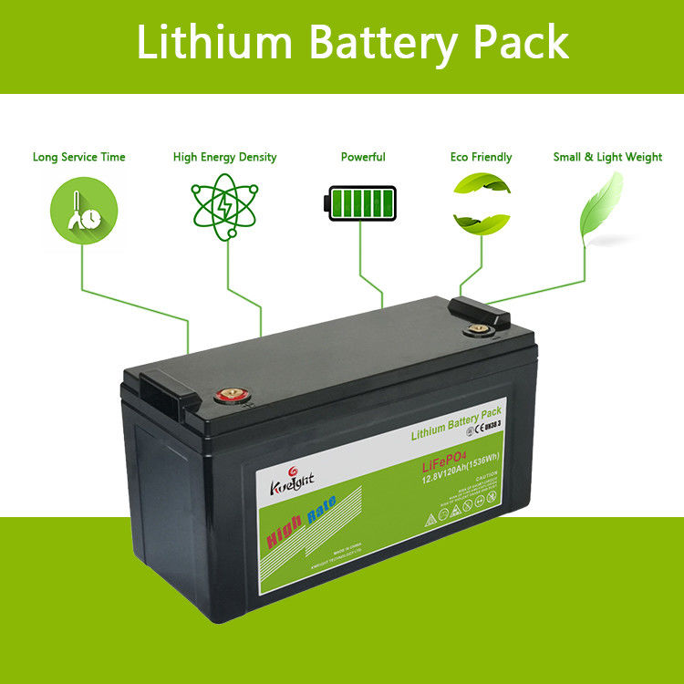 Batterie der Lithium-Ersatz-Blei-Säure-Batterie-12v 120ah Lifepo4 für Hauptrv-System