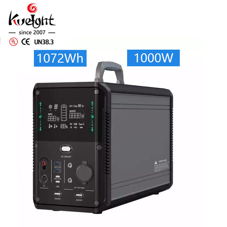 Tragbares Solarenergie-Spg.Versorgungsteil der Solarenergie-LiFePO4 der Bank-1000w MPPT für das Kampieren